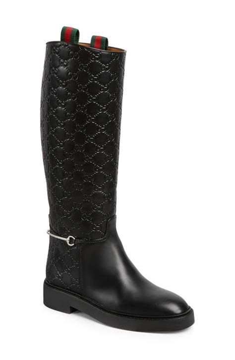 gucci edith boots|gucci boots for women.